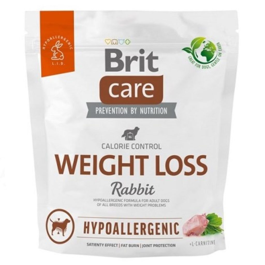 Brit Care Dog Hypoallergenic Weight Loss Rabbit 1 kg