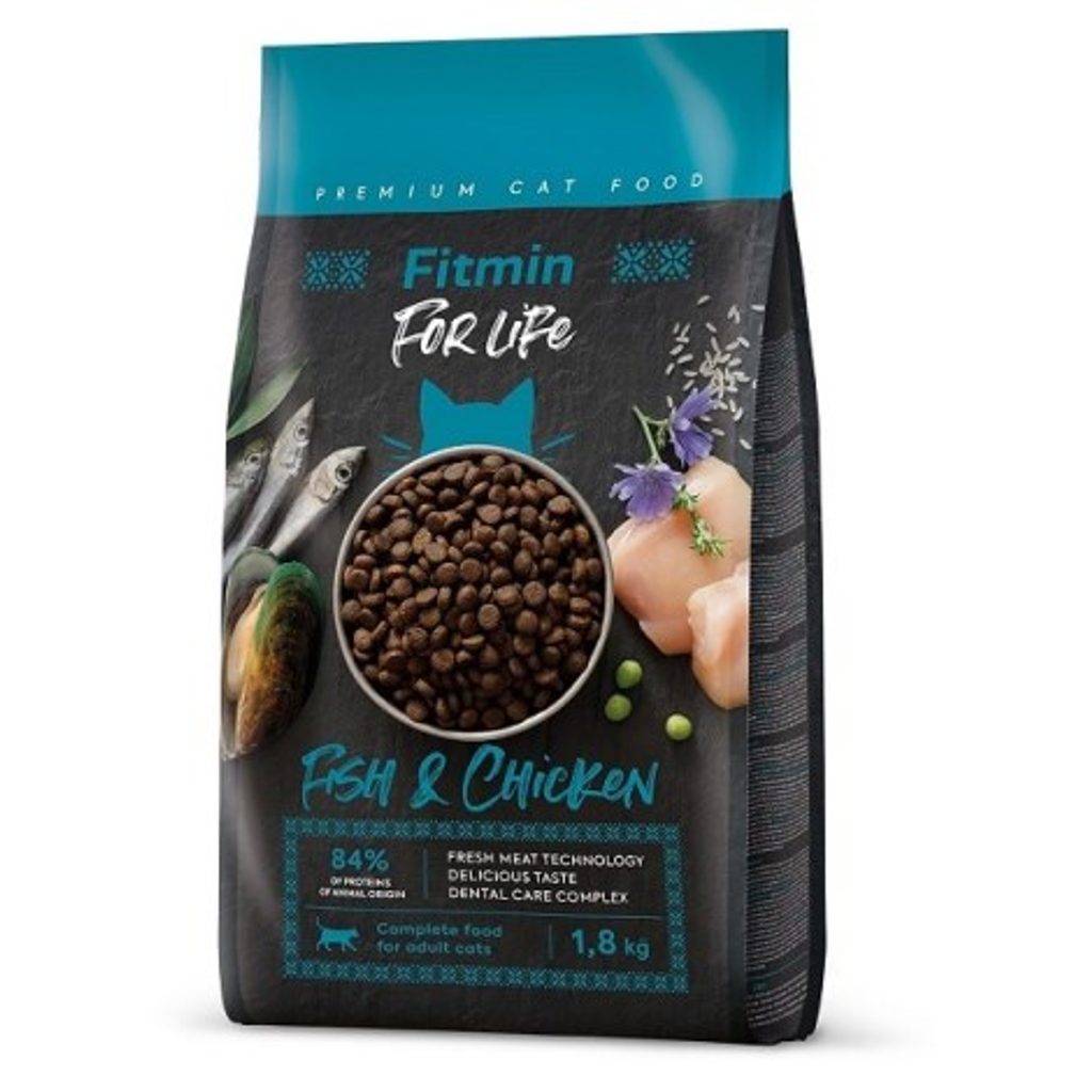 Fitmin Cat For Life Adult Fish and Chicken 1,8 kg
