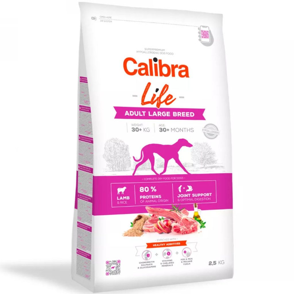 Calibra Dog Life Adult Large Breed Lamb 2,5 kg