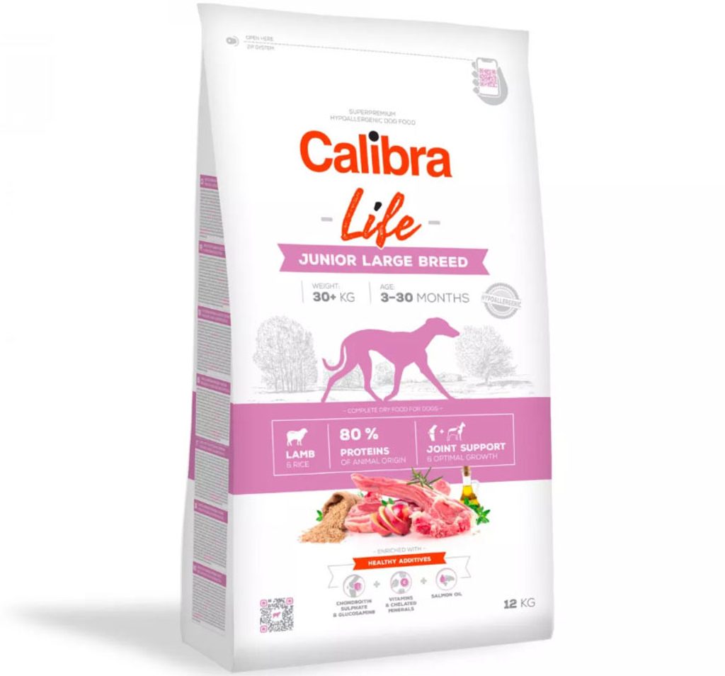 Calibra Dog Life Junior Large Breed Lamb 12 kg