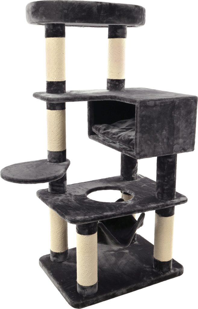 Flamingo Škrabadlo strom Evan Dark grey