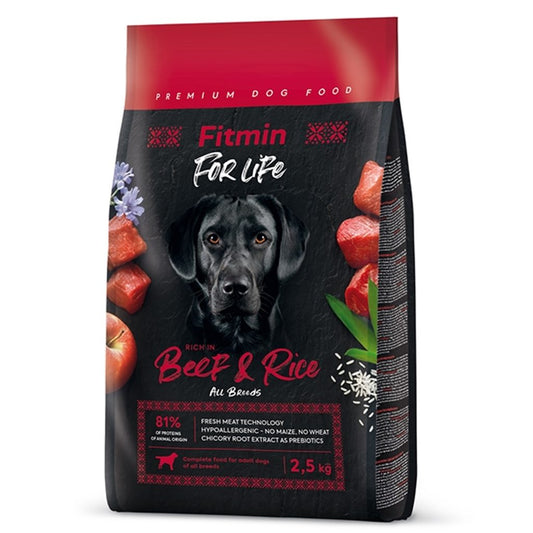 Fitmin Dog For Life Beef & Rice 2,5 kg