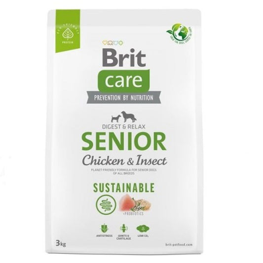 Brit Care Dog Sustainable Senior Chicken & Insect 3 kg