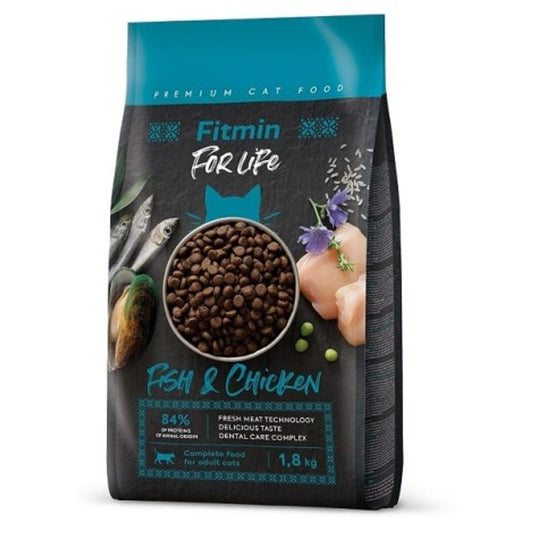 Fitmin Cat For Life Adult Fish and Chicken 1,8 kg
