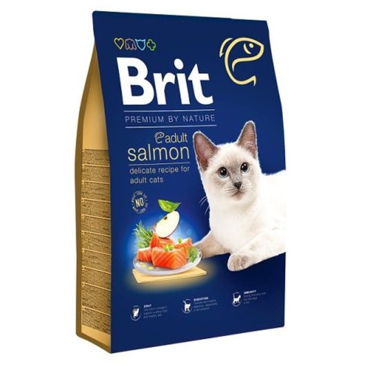 Brit Premium Cat by Nature Adult Salmon 8 kg
