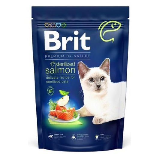 Brit Premium Cat by Nature Sterilized Salmon 800 g