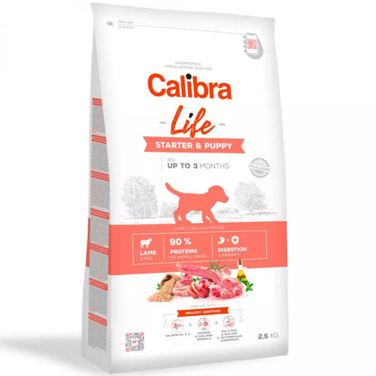 Calibra Dog Life Starter & Puppy Lamb 2,5 kg