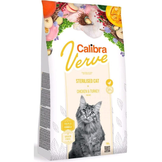 Calibra Cat Verve GF Sterilised Chicken & Turkey 750 g