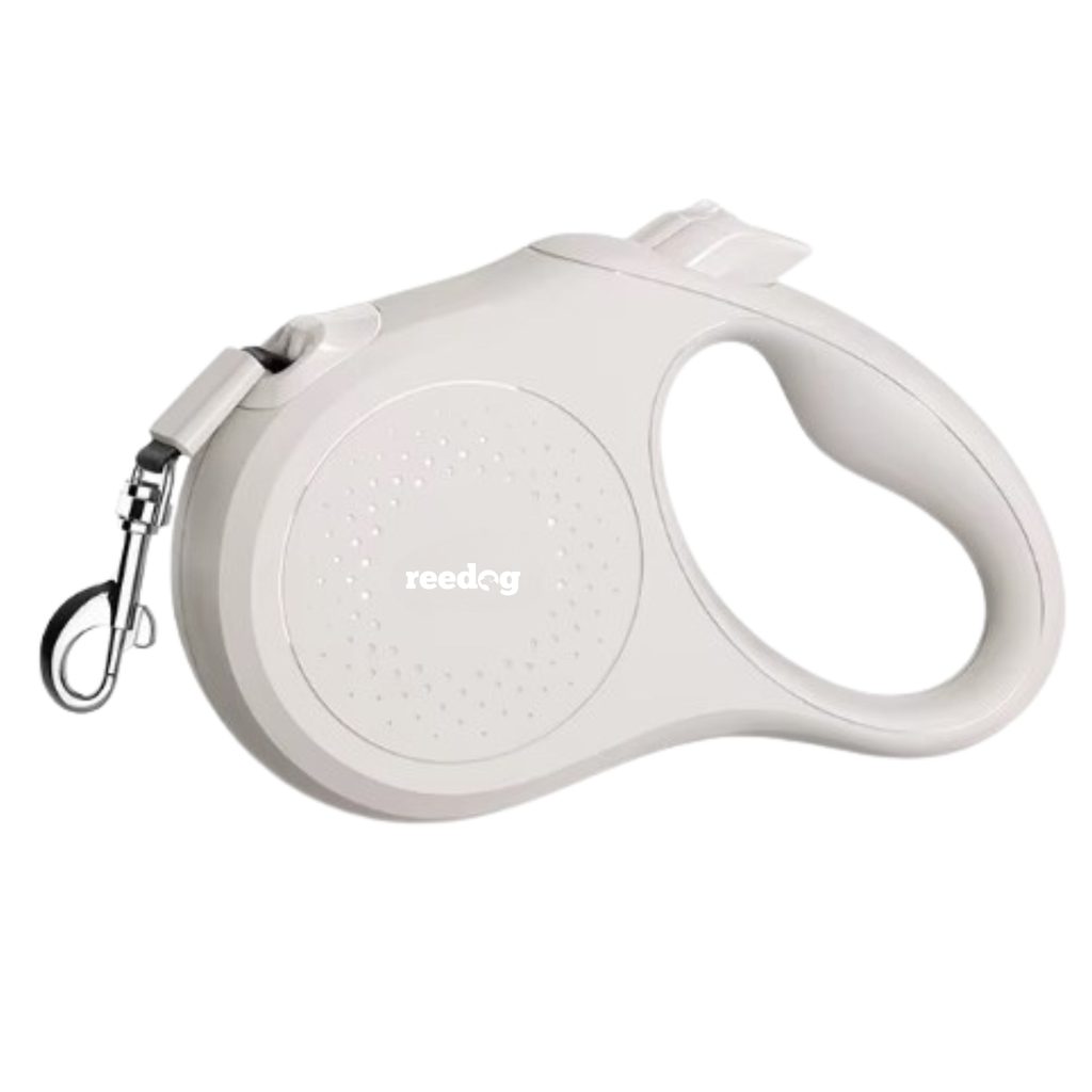 Reedog Senza Basic samonavíjecí vodítko M 25kg/ 5 m páska / pastelové bílé