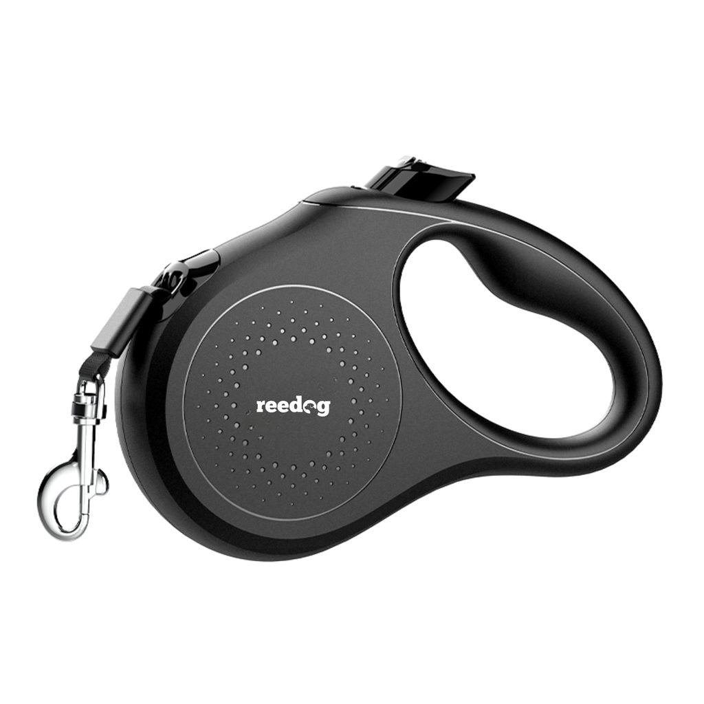 Reedog Senza Basic samonavíjecí vodítko M 25kg/ 5 m páska / pastelové černé