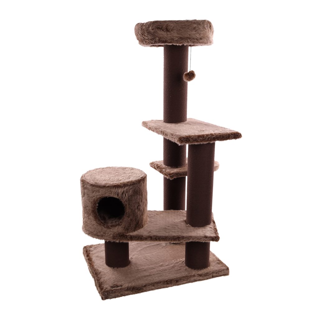 Flamingo Škrabadlo strom Khan Brown