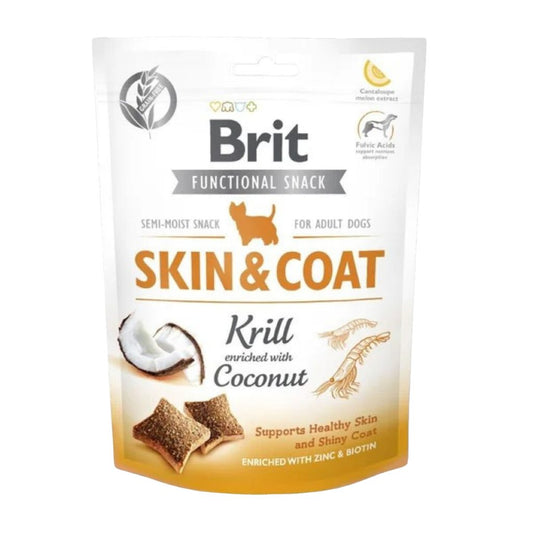 Brit Care Dog Functional Snack Skin&Coat Krill 150g